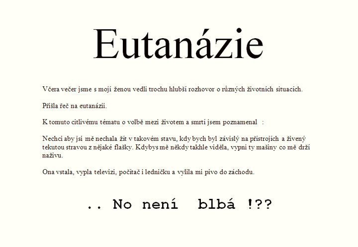 eutanázie